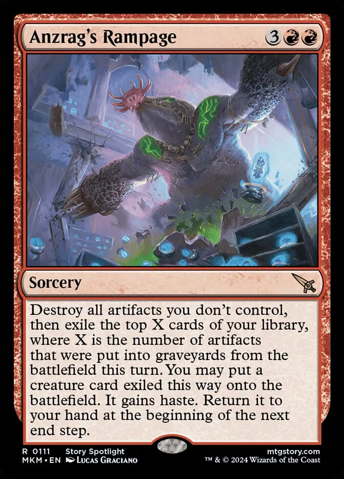 Anzrag's Rampage Front Face