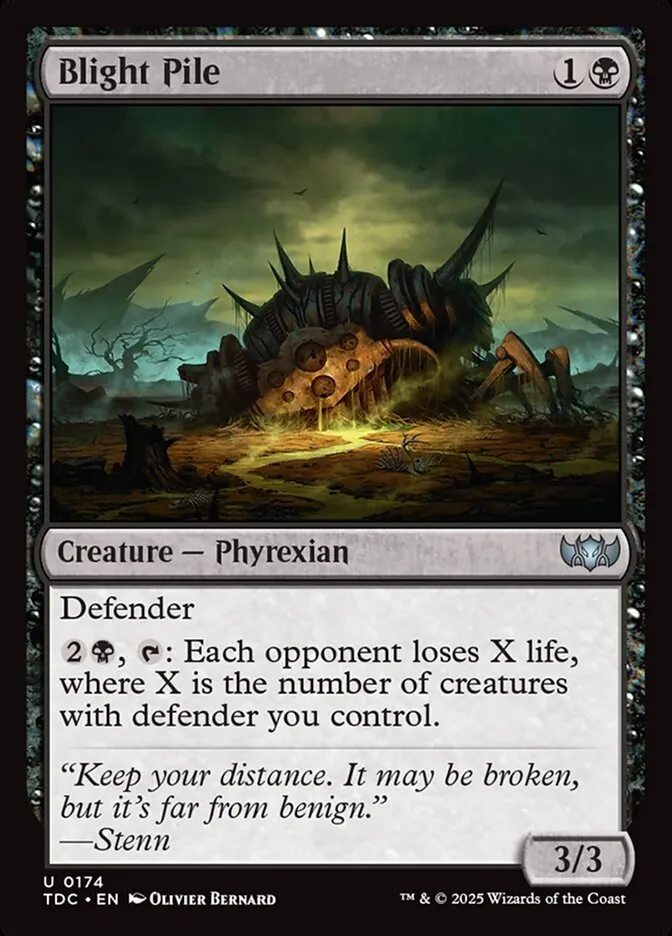 Blight Pile Front Face