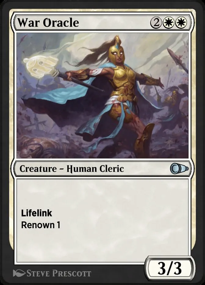 War Oracle Front Face