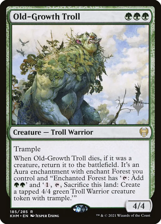 Old-Growth Troll Front Face