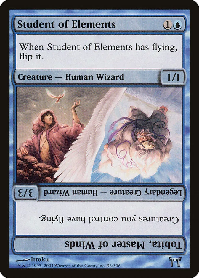 Student of Elements // Tobita, Master of Winds Front Face