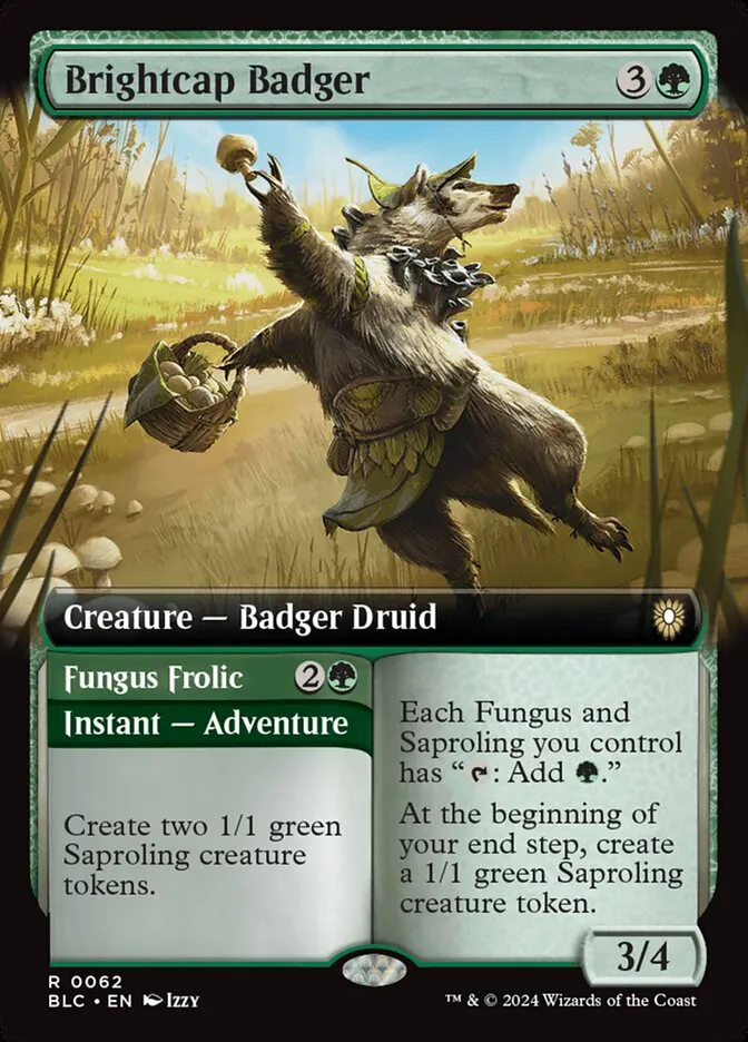 Brightcap Badger // Fungus Frolic Front Face