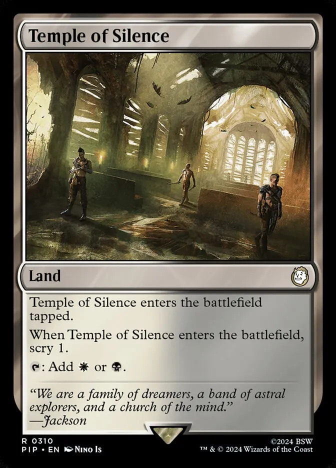 Temple of Silence Front Face