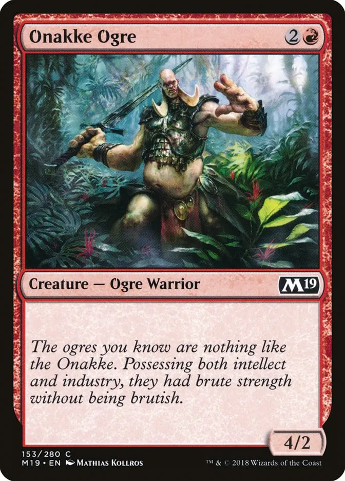 Onakke Ogre Front Face