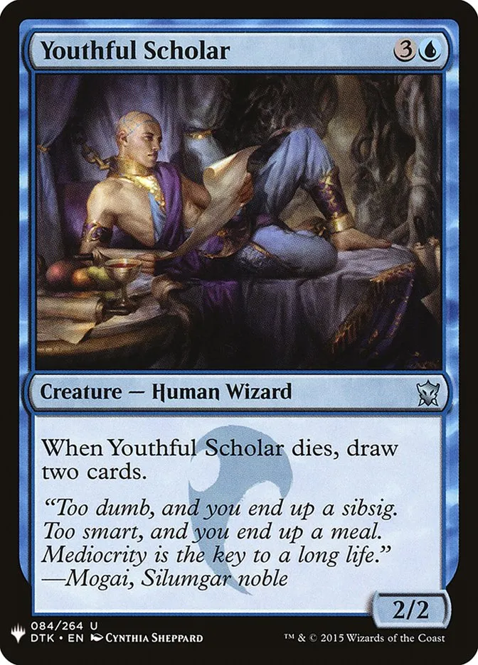 Youthful Scholar Front Face