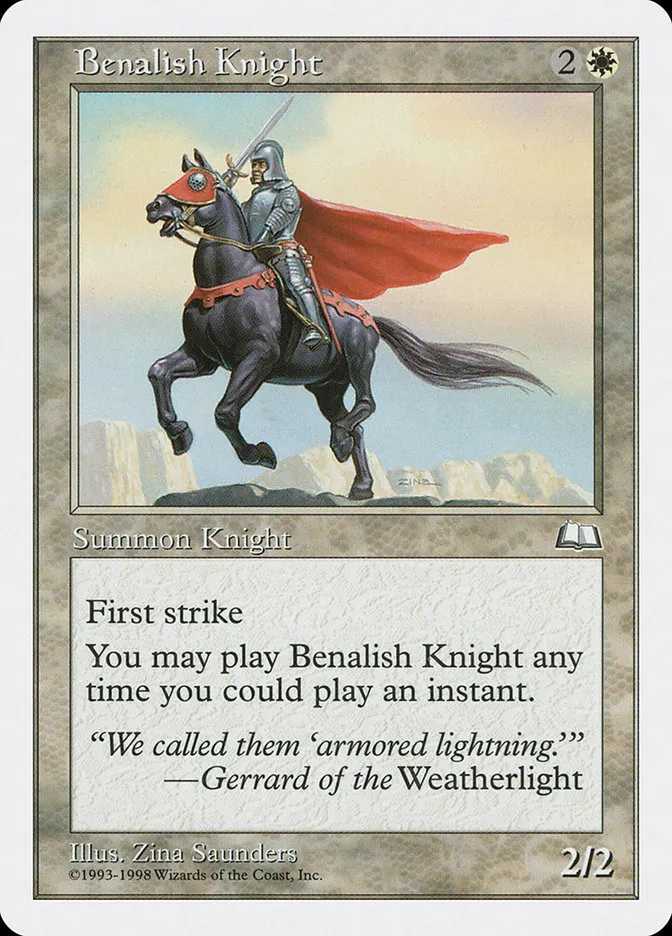 Benalish Knight Front Face