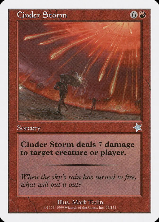 Cinder Storm Front Face