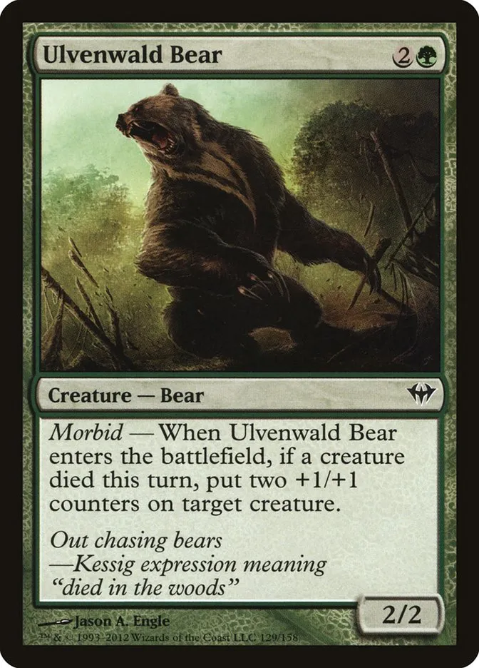 Ulvenwald Bear Front Face