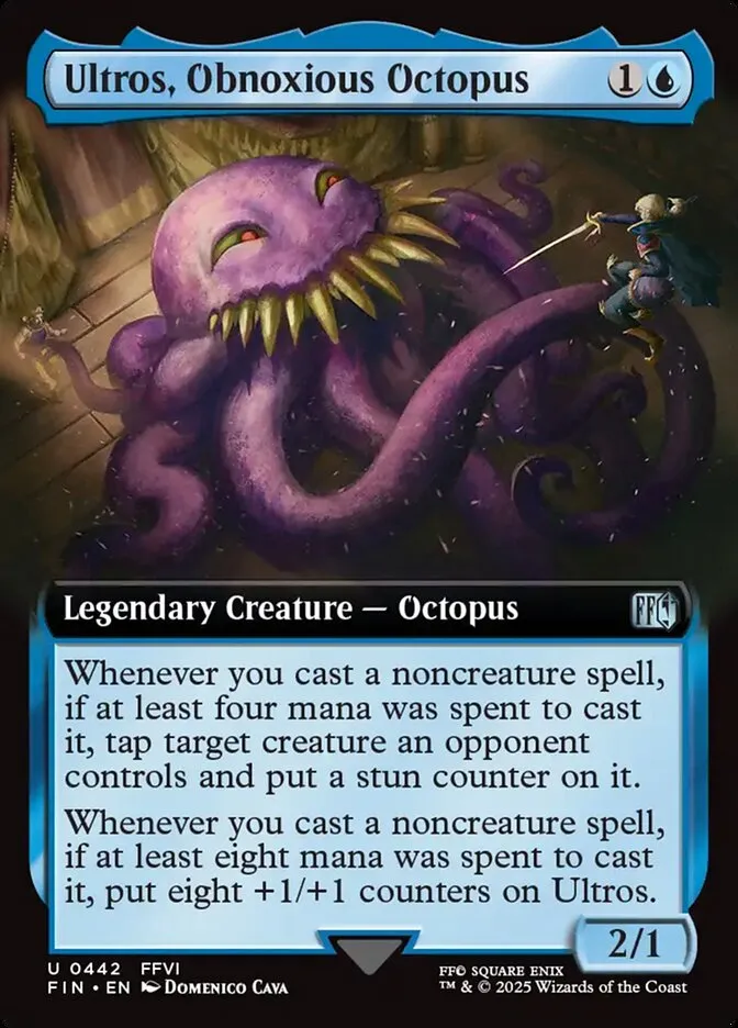 Ultros, Obnoxious Octopus Front Face