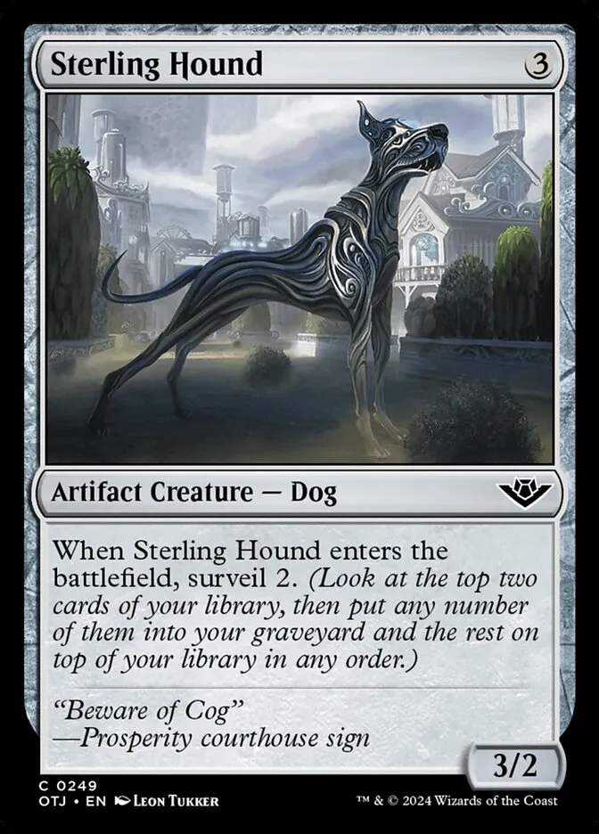 Sterling Hound Front Face