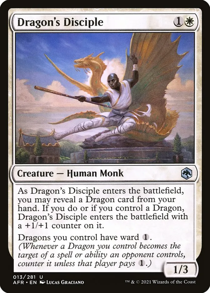 Dragon's Disciple Front Face