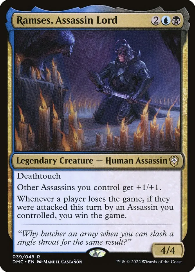 Ramses, Assassin Lord Front Face
