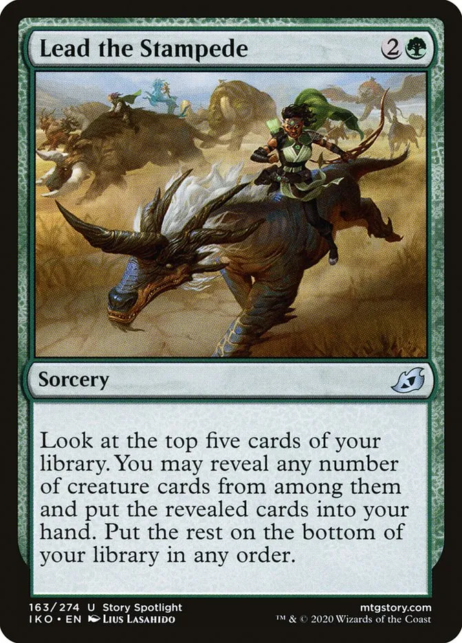 Lead the Stampede Front Face