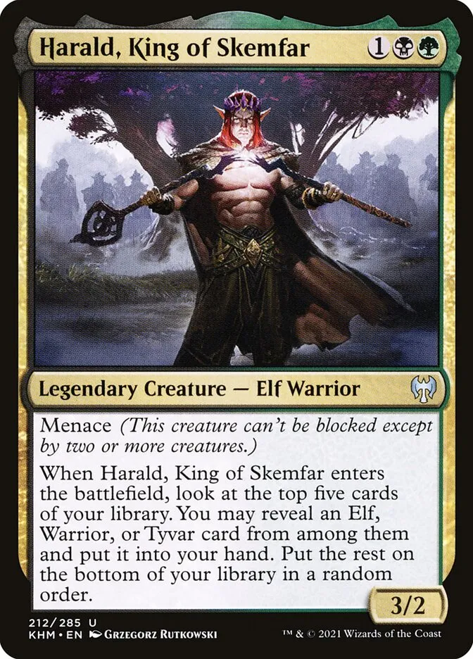Harald, King of Skemfar Front Face