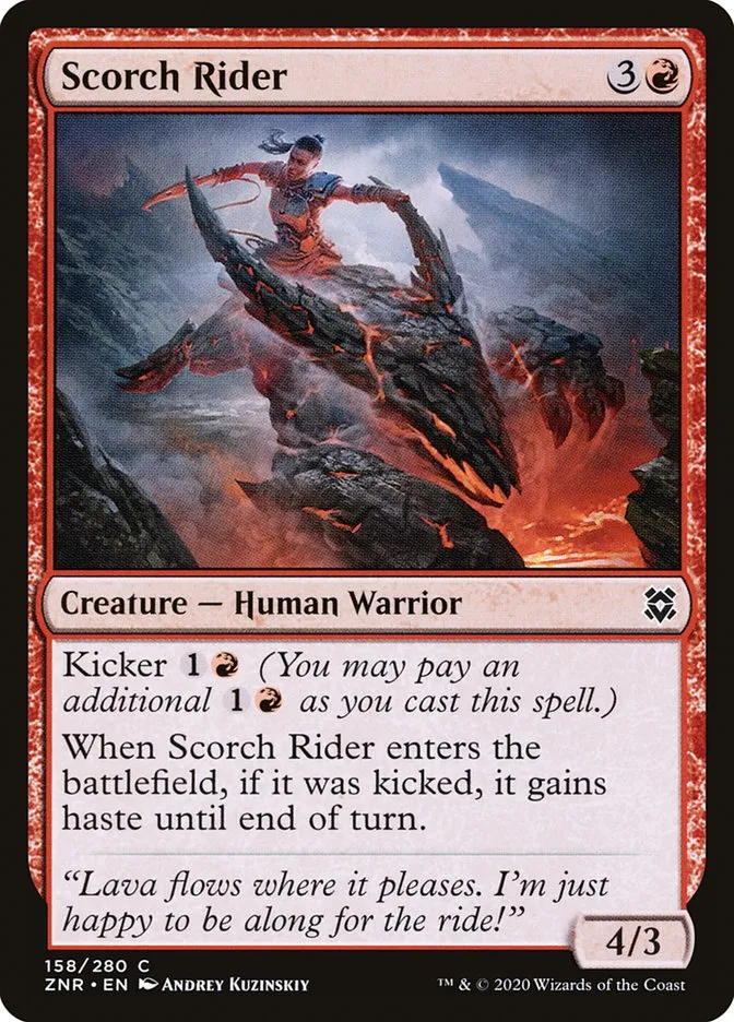 Scorch Rider Front Face