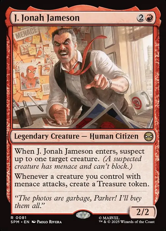 J. Jonah Jameson Front Face