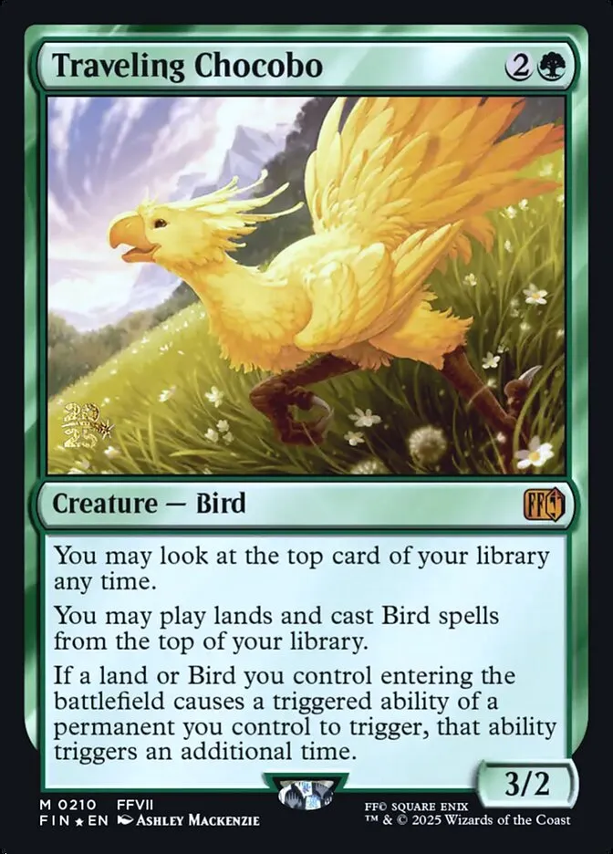 Traveling Chocobo Front Face