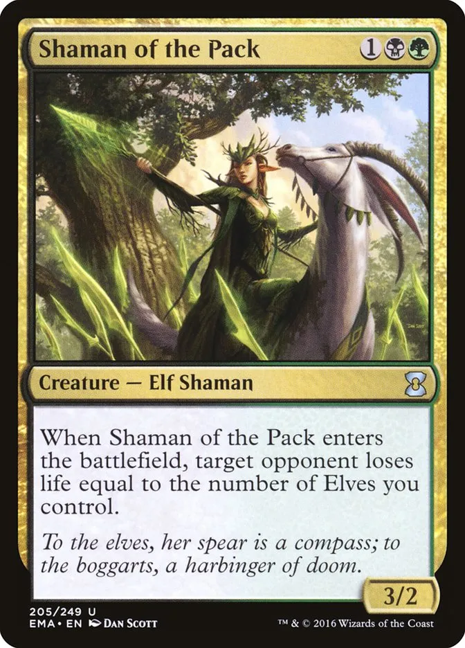 Shaman of the Pack Front Face