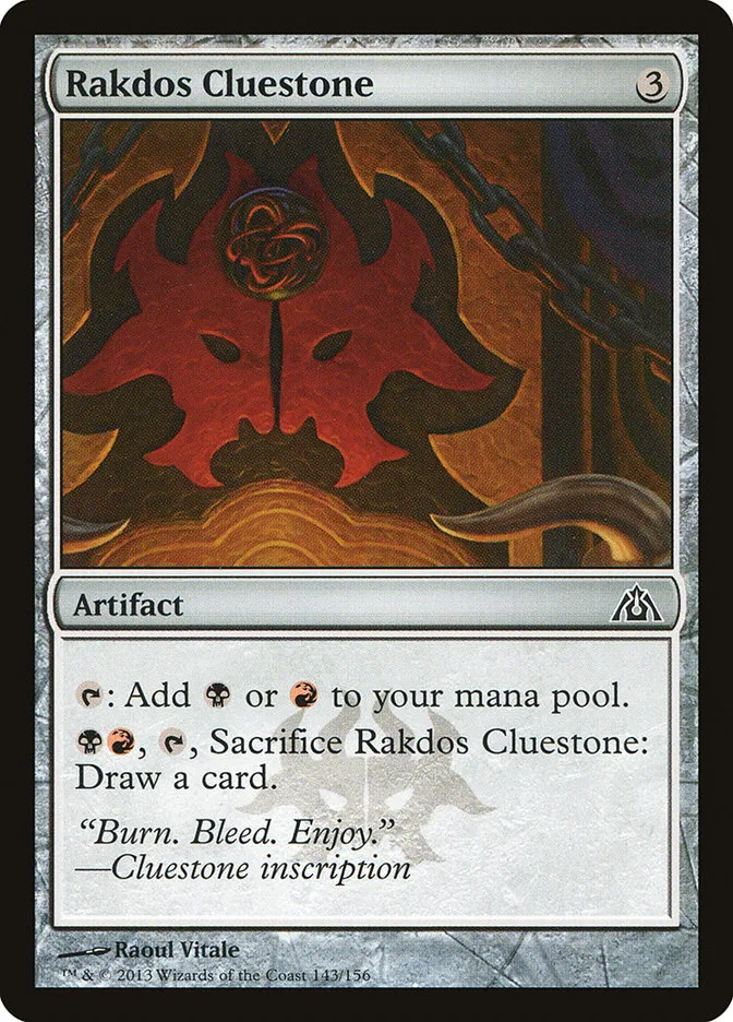 Rakdos Cluestone Front Face