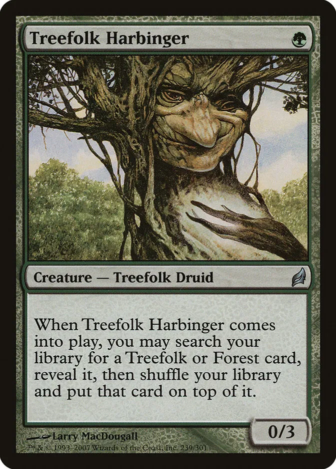 Treefolk Harbinger Front Face