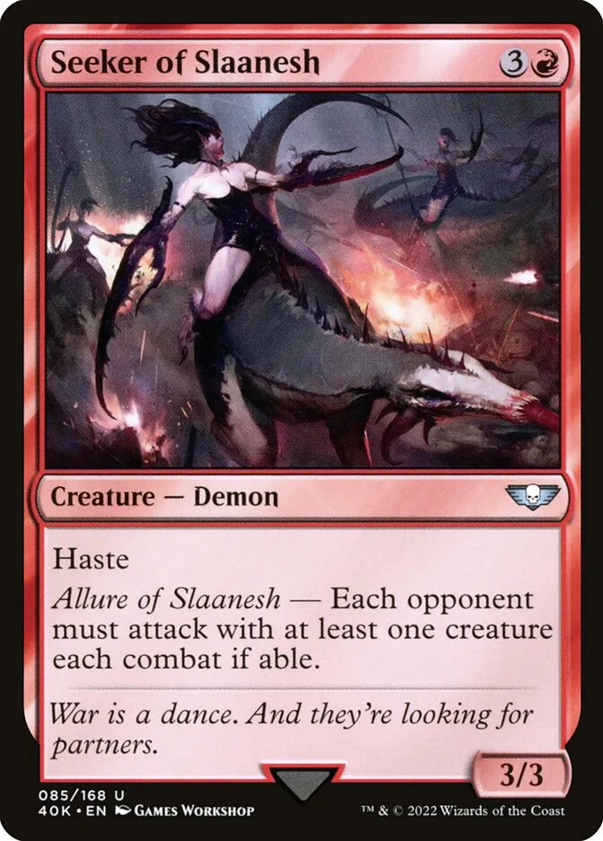 Seeker of Slaanesh Front Face