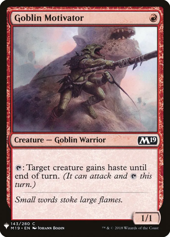 Goblin Motivator Front Face