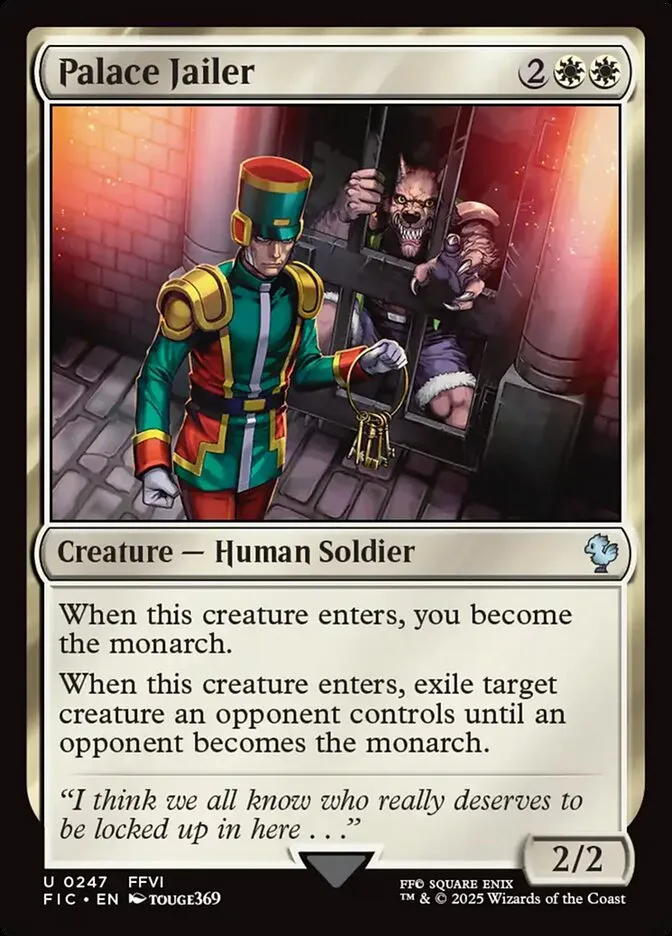 Palace Jailer Front Face
