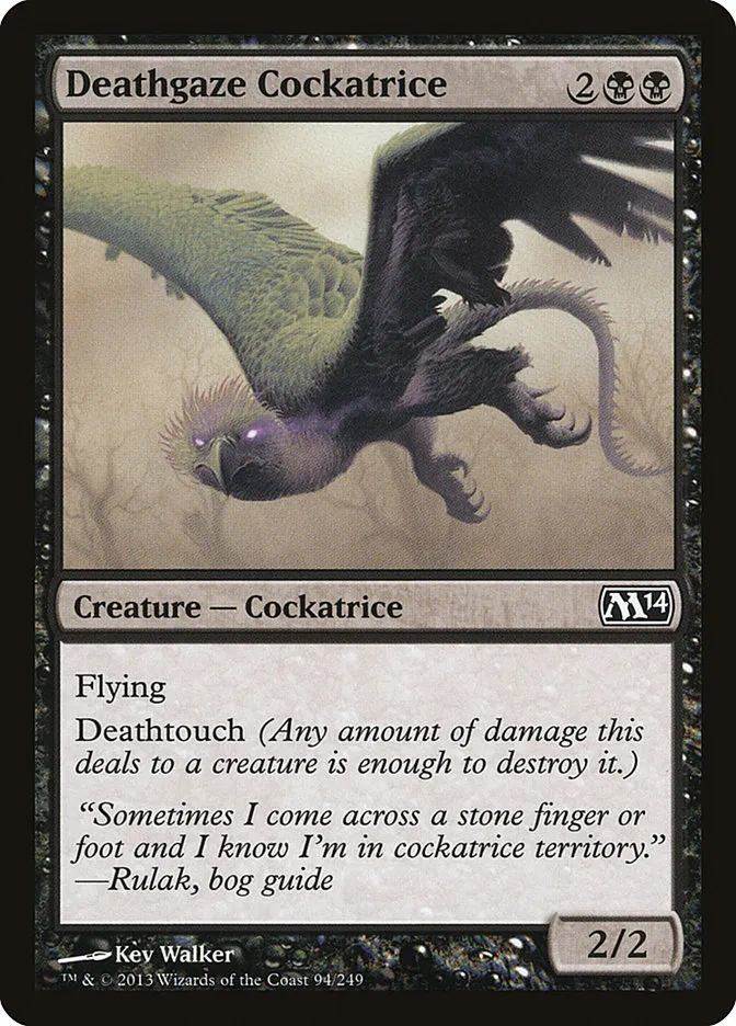 Deathgaze Cockatrice Front Face