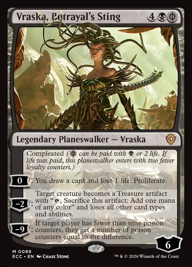 Vraska, Betrayal's Sting Front Face