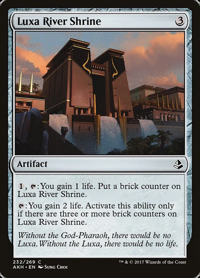 Luxa River Shrine Front Face