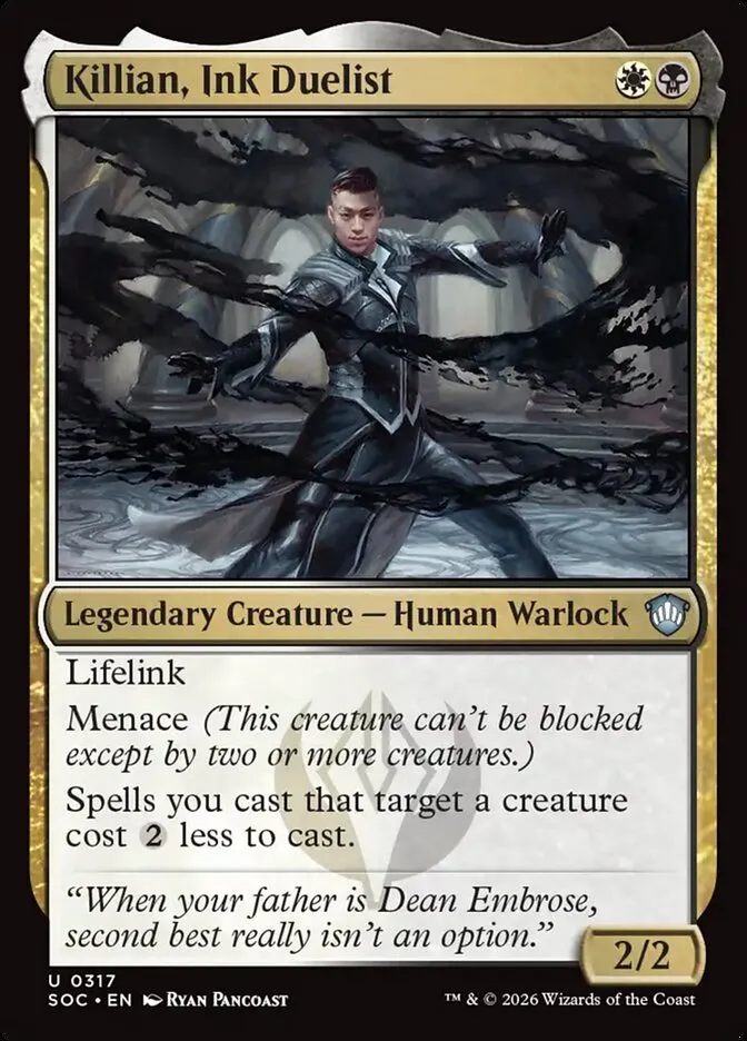 Killian, Ink Duelist Front Face