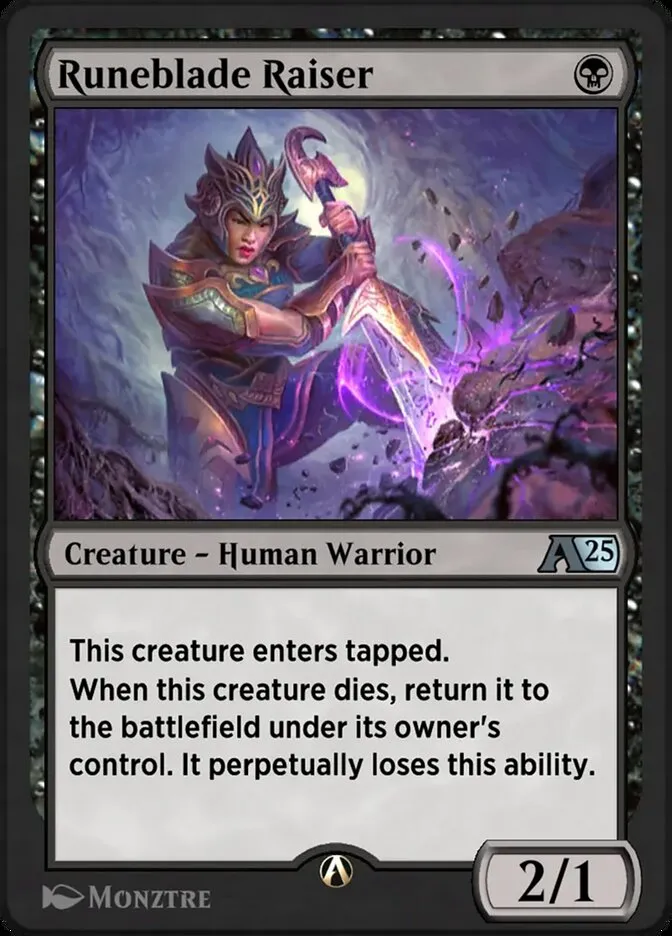 Runeblade Raiser Front Face