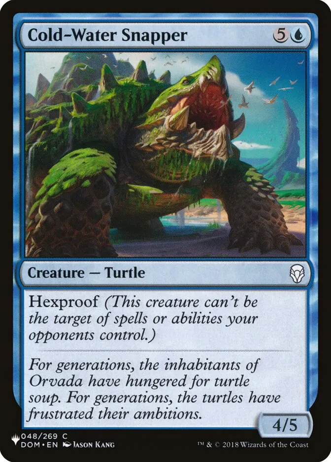 Cold-Water Snapper Front Face
