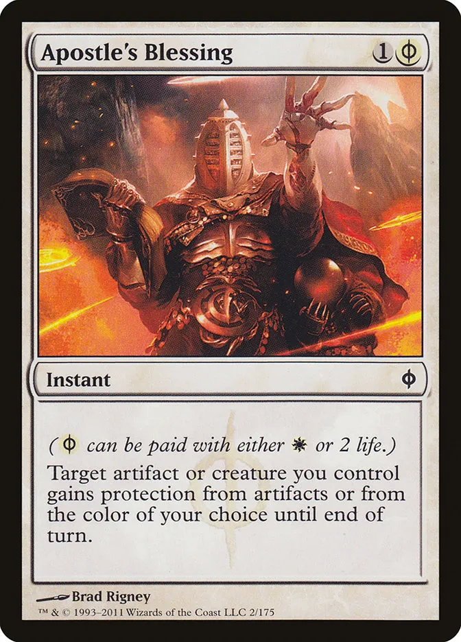 Apostle's Blessing Front Face