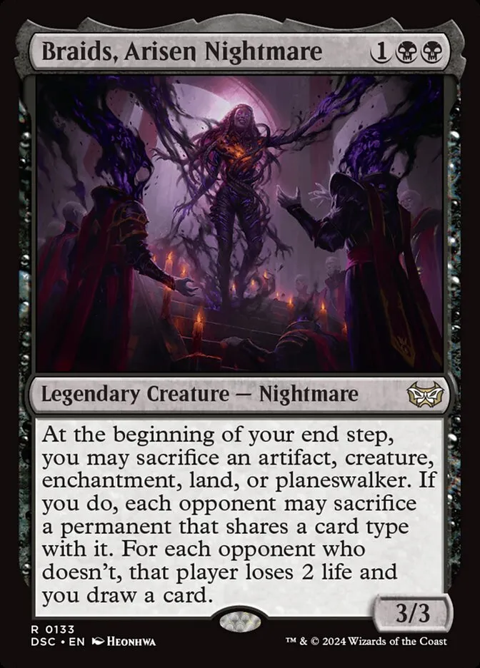 Braids, Arisen Nightmare Front Face