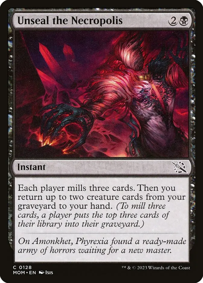 Unseal the Necropolis Front Face