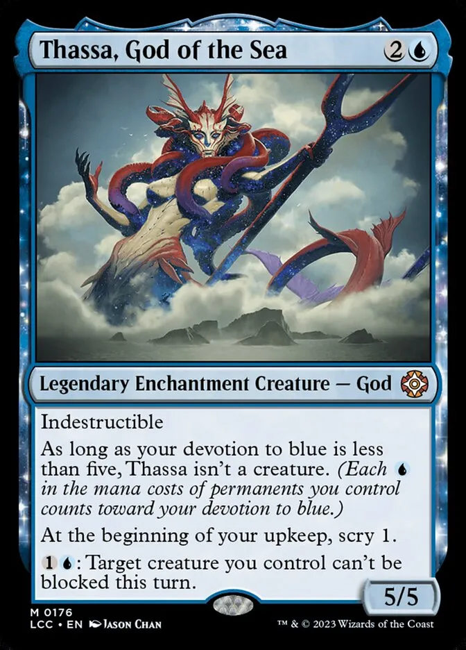 Thassa, God of the Sea Front Face