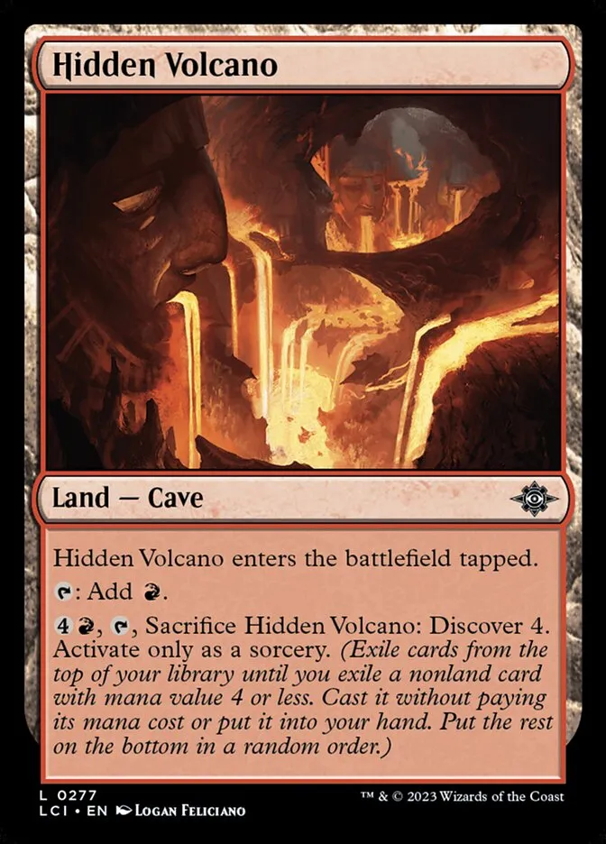 Hidden Volcano Front Face