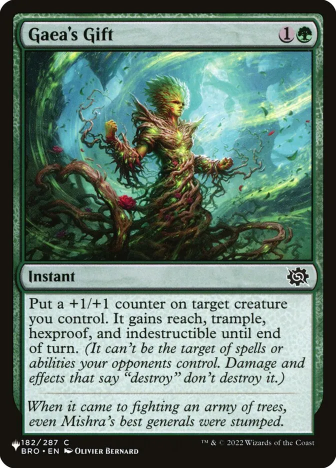 Gaea's Gift Front Face