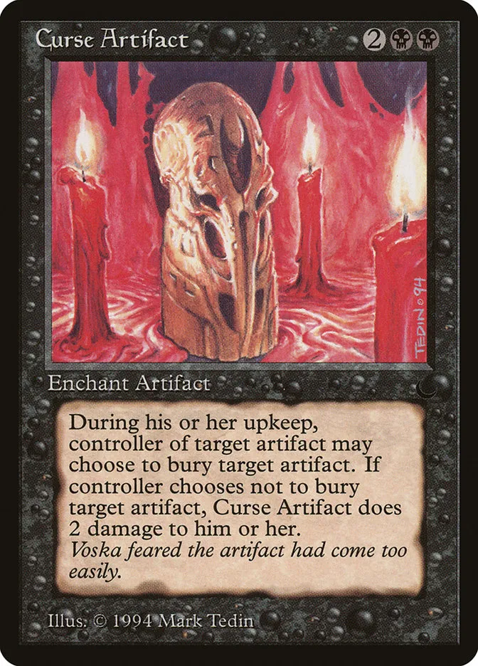 Curse Artifact Front Face