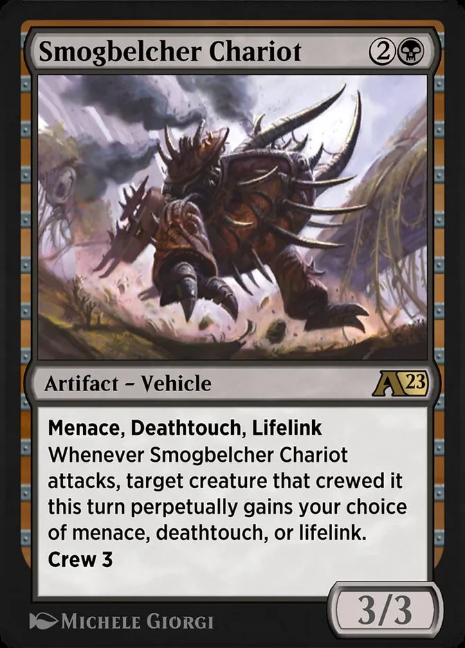 Smogbelcher Chariot Front Face