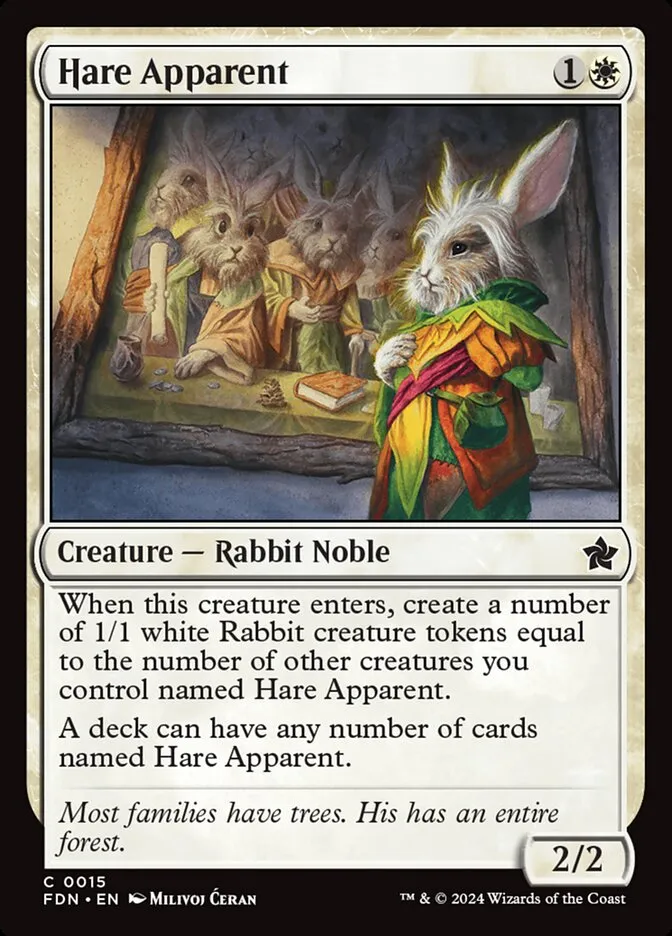 Hare Apparent Front Face