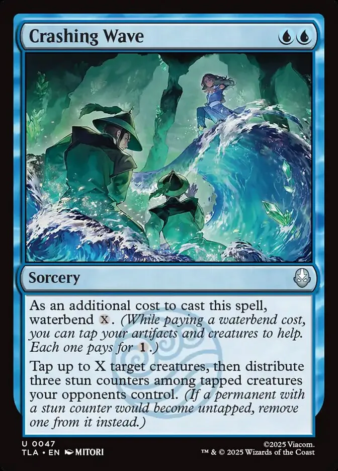 Crashing Wave Front Face