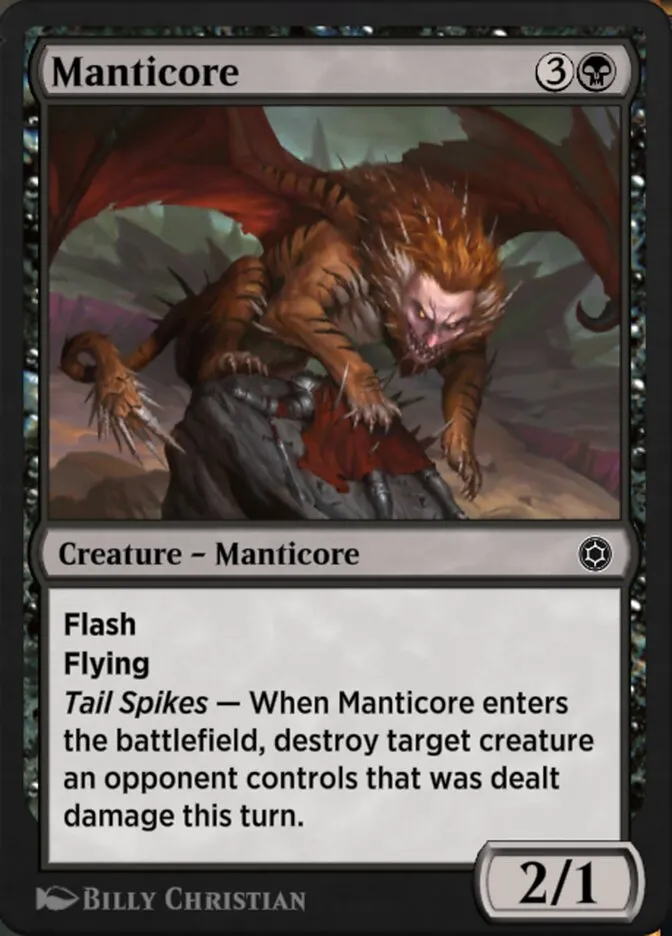 Manticore Front Face