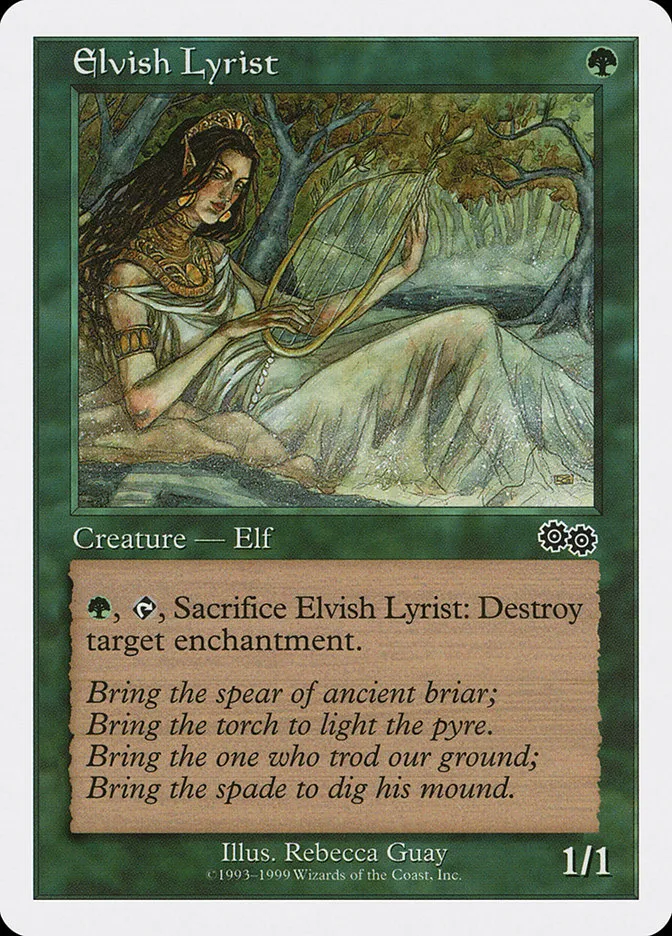 Elvish Lyrist Front Face