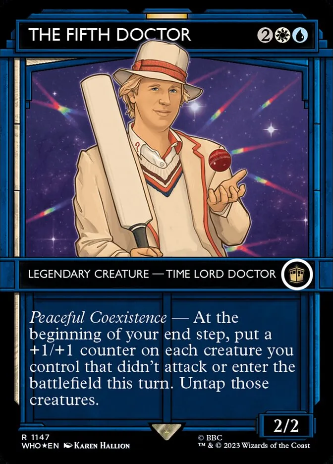 The Fifth Doctor Front Face