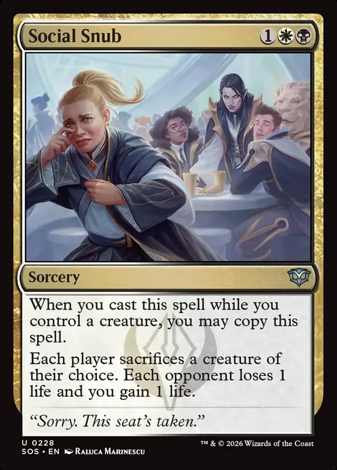 Social Snub Front Face