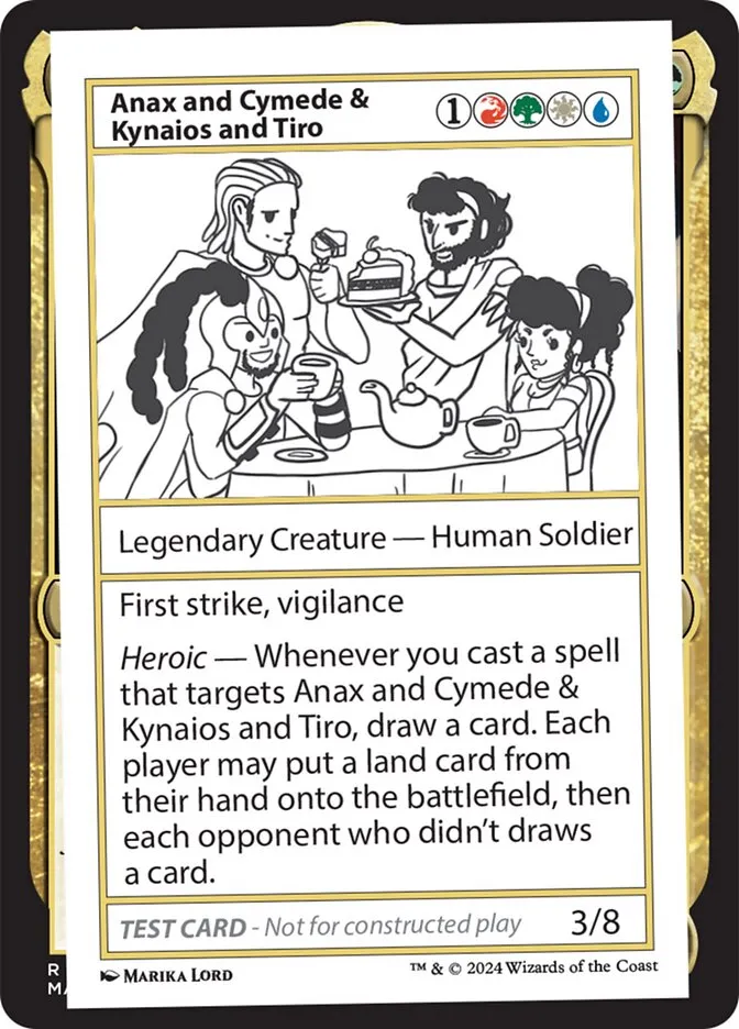 Anax and Cymede & Kynaios and Tiro Front Face