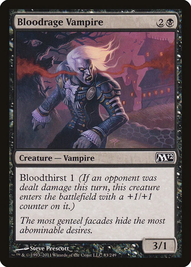 Bloodrage Vampire Front Face