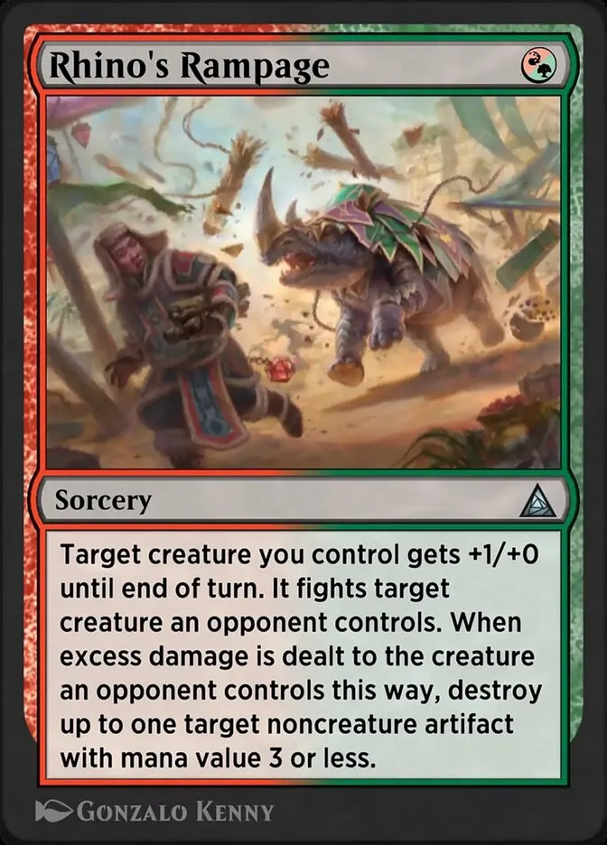 Rhino's Rampage Front Face